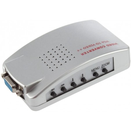 819019 Video Converter de alta resolución VGA a rca s-video tv notebook pc