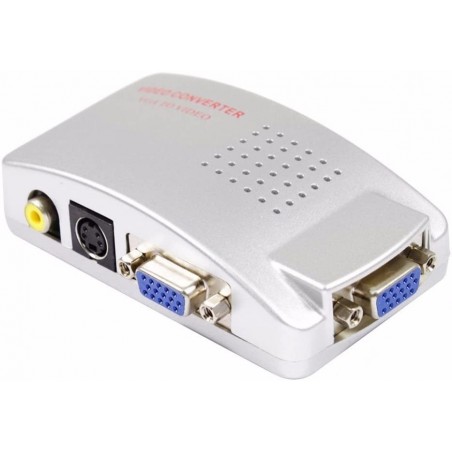 819019 Video Converter de alta resolución VGA a rca s-video tv notebook pc