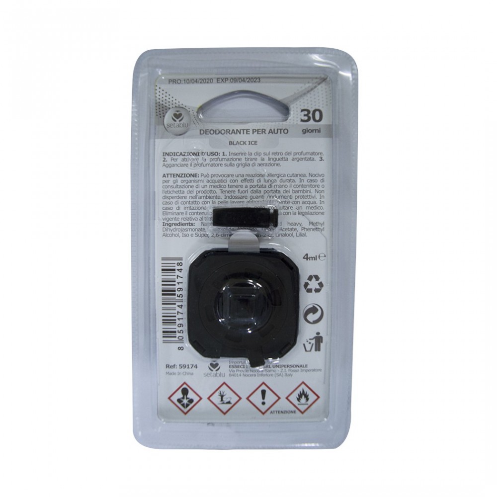 591748 Ambientador coche Setablu aroma black...