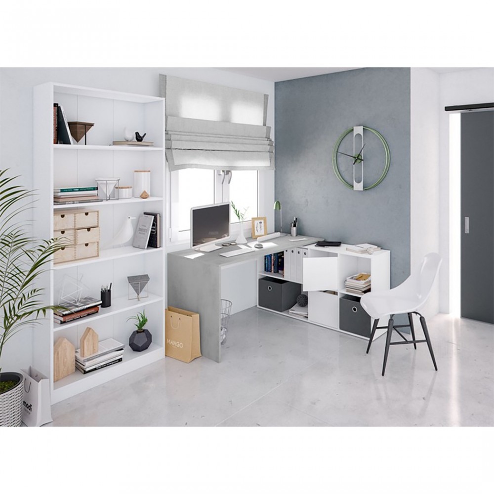 265964 Escritorio con librería integrada de...