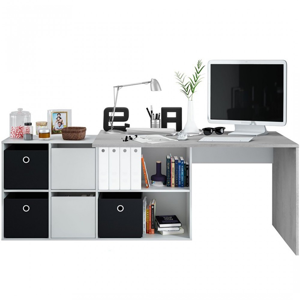 265964 Escritorio con librería integrada de...