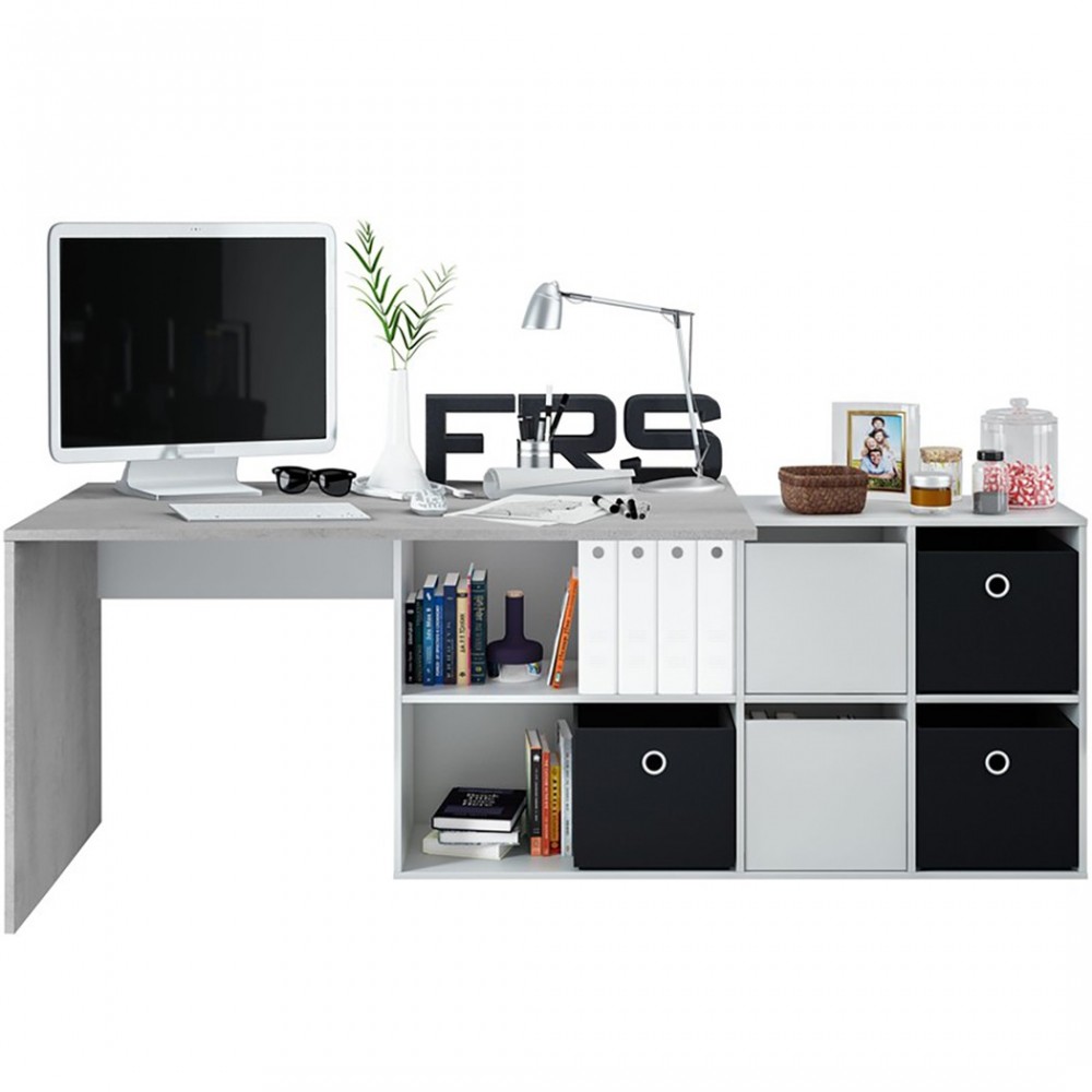 265964 Escritorio con librería integrada de...