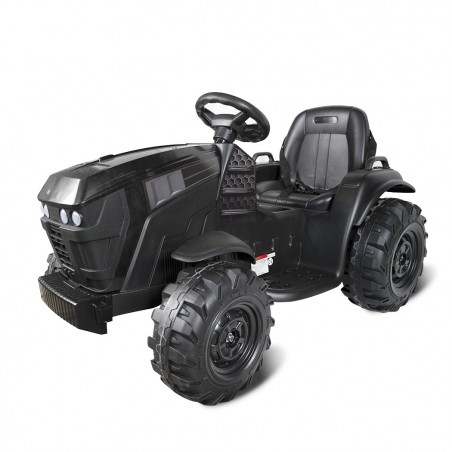 BK0925 Tractor eléctrico para niños 12V con remolque, control remoto MP3 y luces