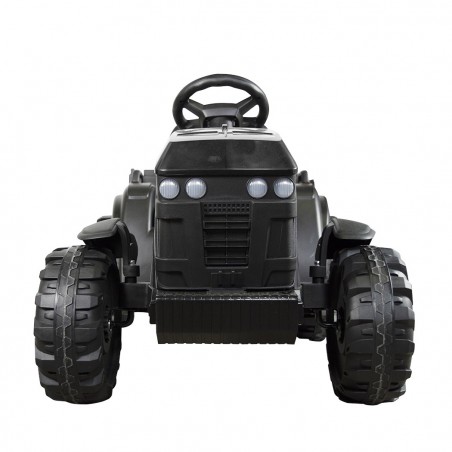 BK0925 Tractor eléctrico para niños 12V con remolque, control remoto MP3 y luces