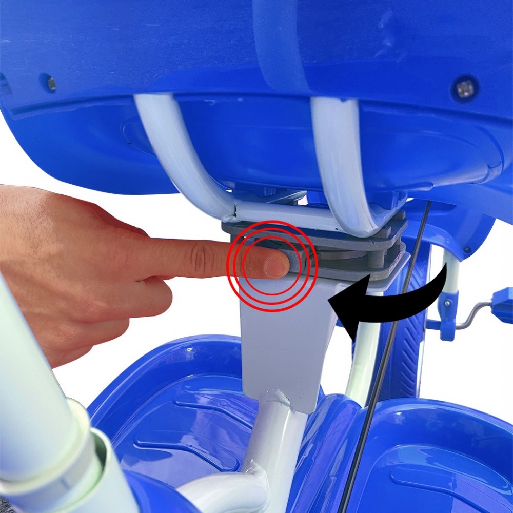 LT916 Triciclo infantil de empuje con freno...