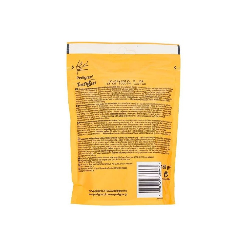 126943 Pedigree Tasty minis con omega 3 y...