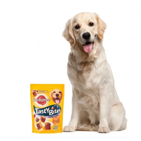126943 Pedigree Tasty minis con omega 3 y vitamina E sabor a pollo y pato 130 g