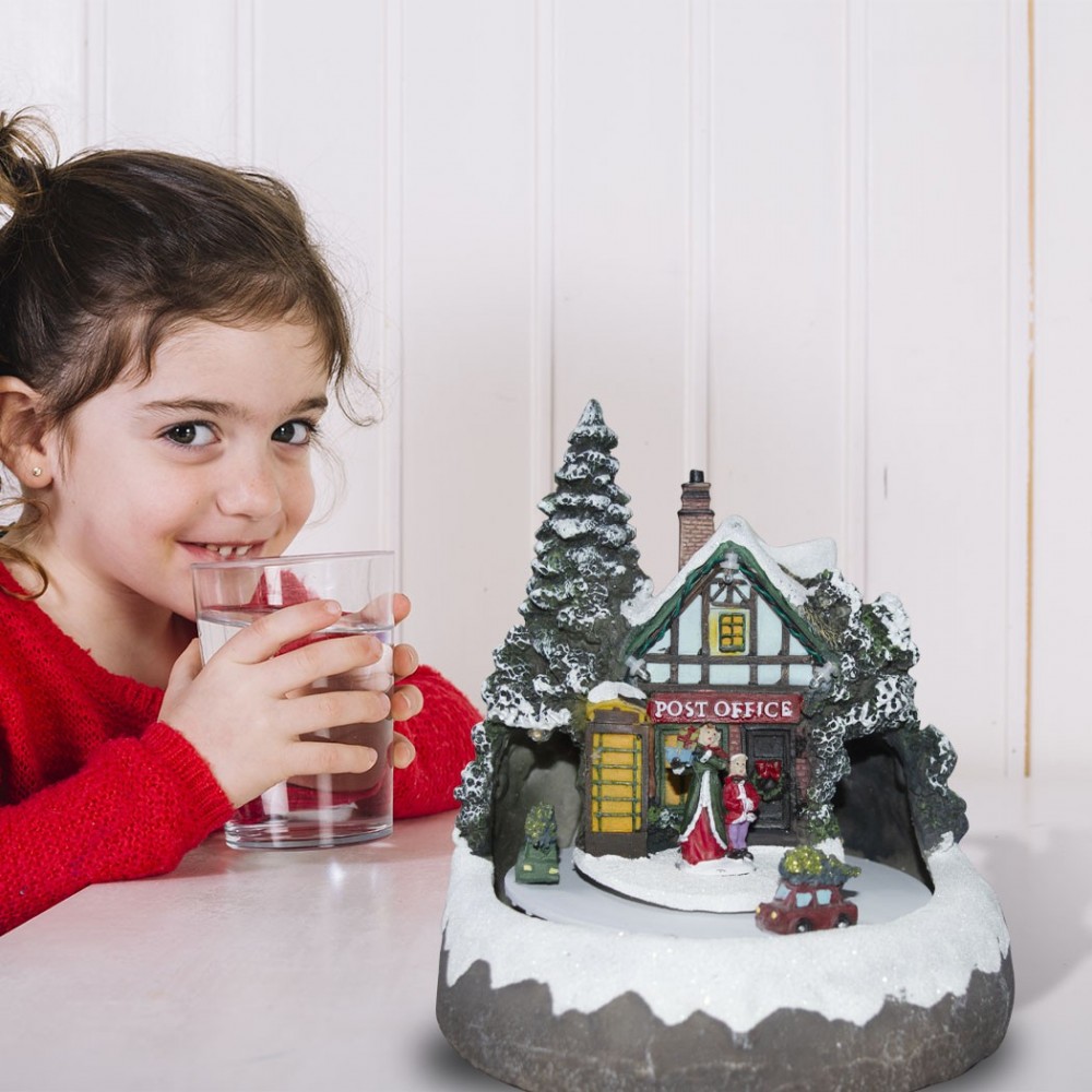 361006 Christmas Village POSTOFFICE navidad...