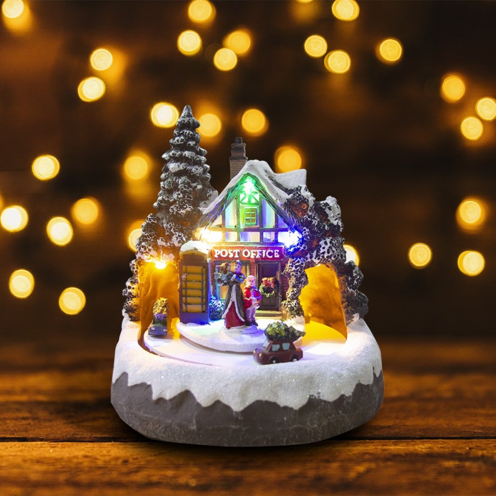 361006 Christmas Village POSTOFFICE navidad...