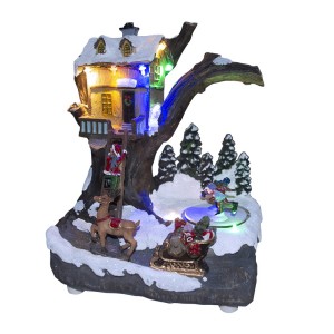 361008 Decoración pueblo navideño CASA con luces,... 2