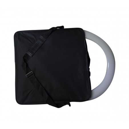 187165 Lámpara anillo de luz LED de 45cm con con trípode y potenciómetro