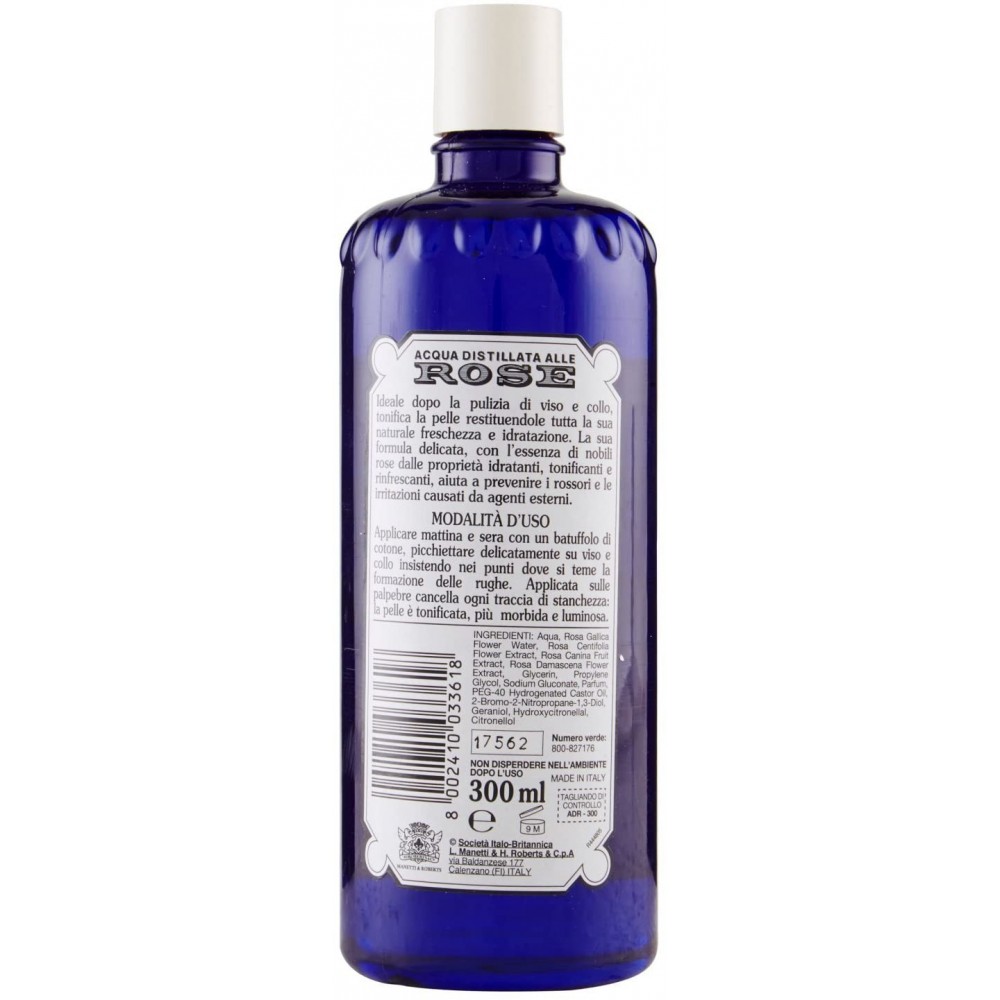Tónico refrescante de agua de rosas 300 ml...