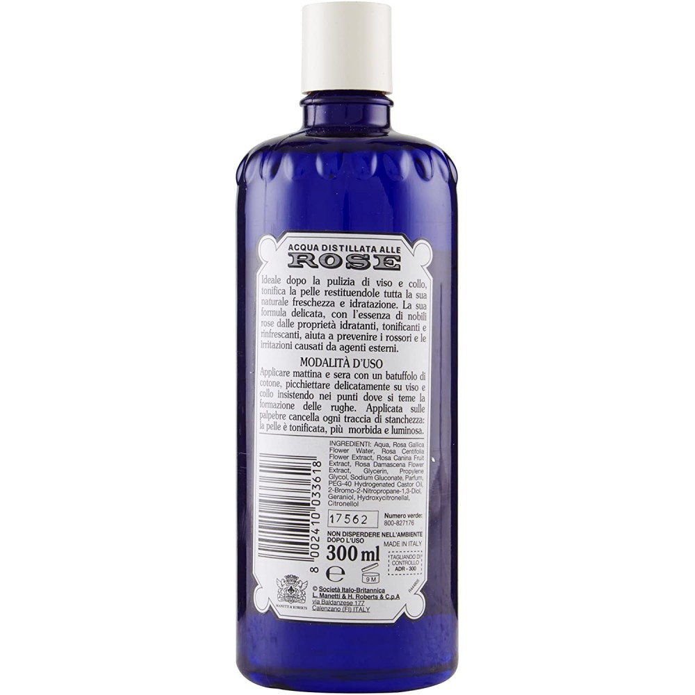 Tónico refrescante de agua de rosas 300 ml...
