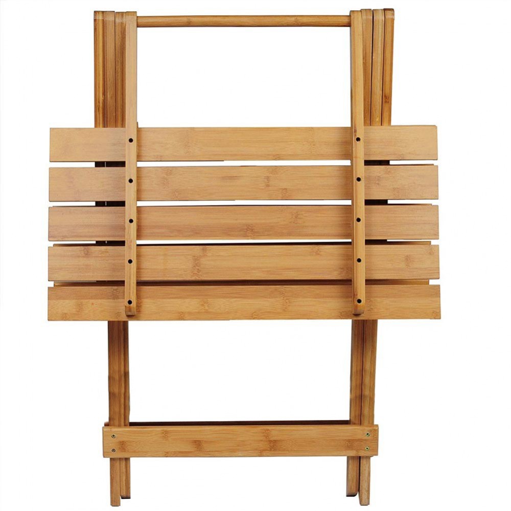 Mesa plegable 80 x 60 cm en madera natural art....