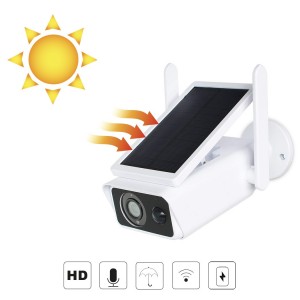 717222 Cámara ip wifi con carga solar cámara CMOS IP66... 2
