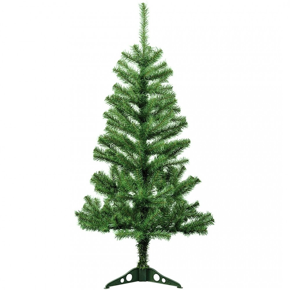 245005 Árbol de Navidad 150H cm con 200 ramas plegables en PVC abeto artificial