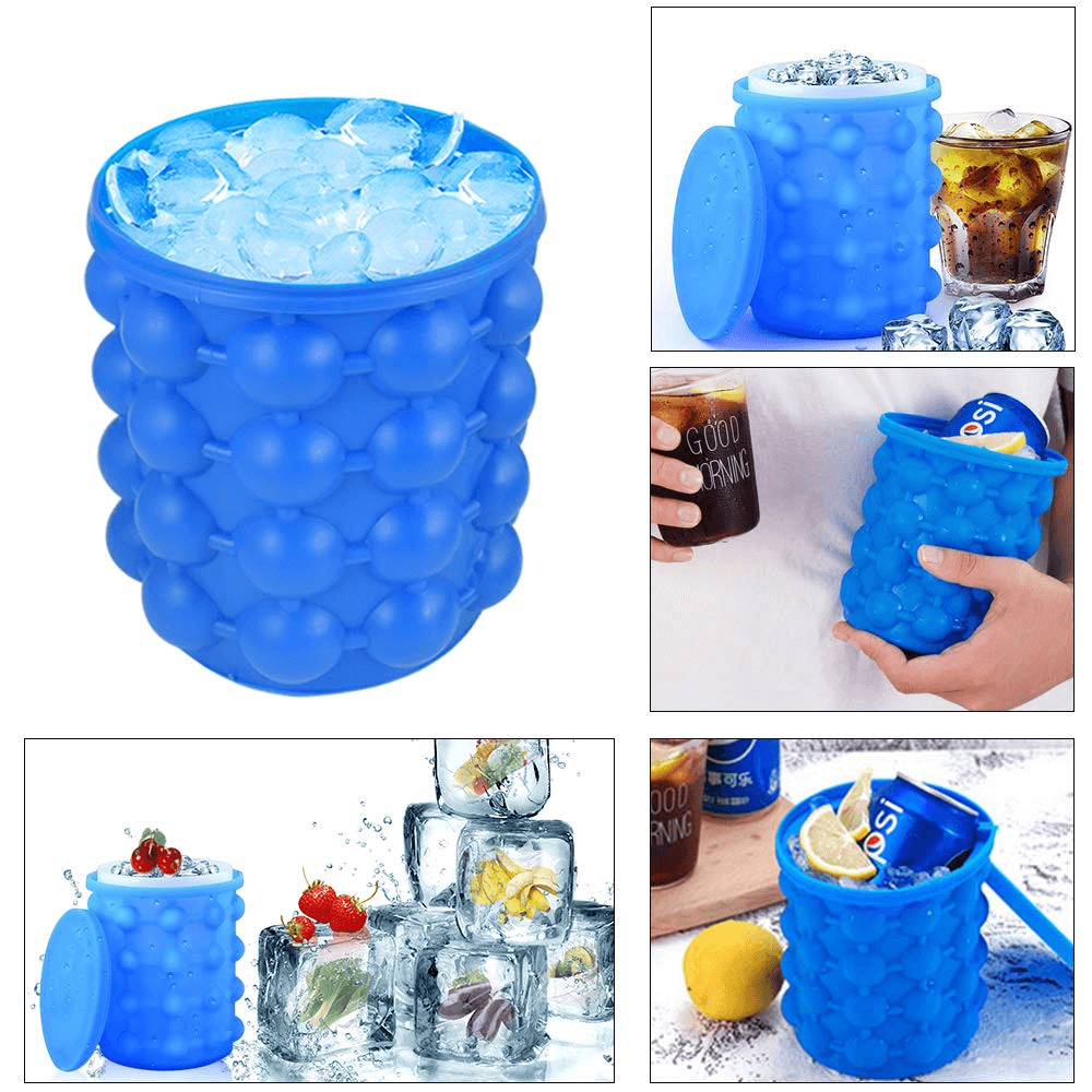 018053 Cubo de silicona para hielo o cubitera...