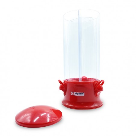 113418 Dispensador de caramelos ALPINA con base giratoria 360° 3 compartimentos