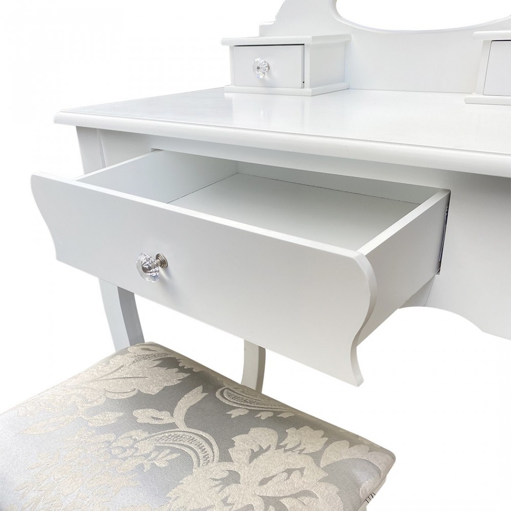 398004 Tocador con taburete y espejo mueble...