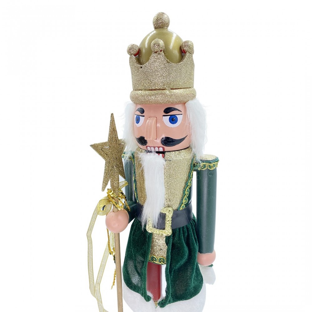 392002 Soldado cascanueces 60h cm con cetro...