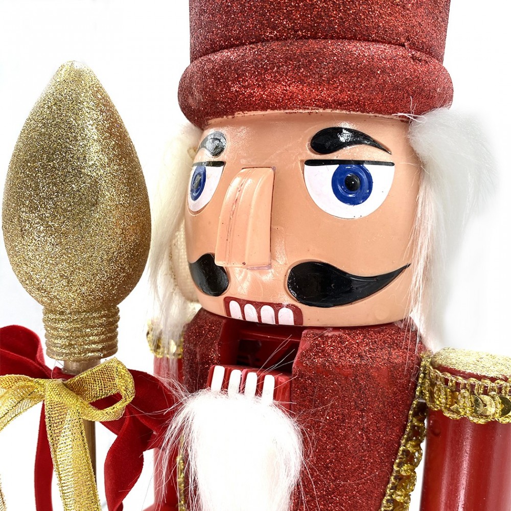 392002 Soldado cascanueces 60h cm con cetro...