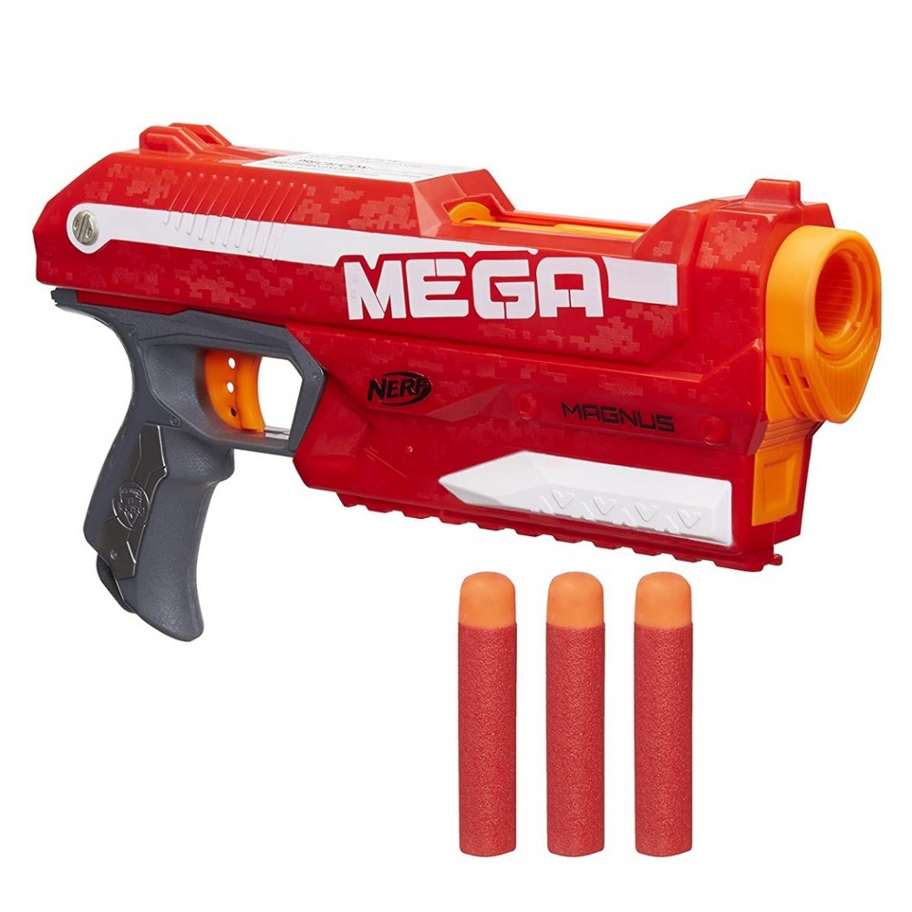 305124 Pistola de juguete para niños Nerf Magnus lanza dardos a 25 metros