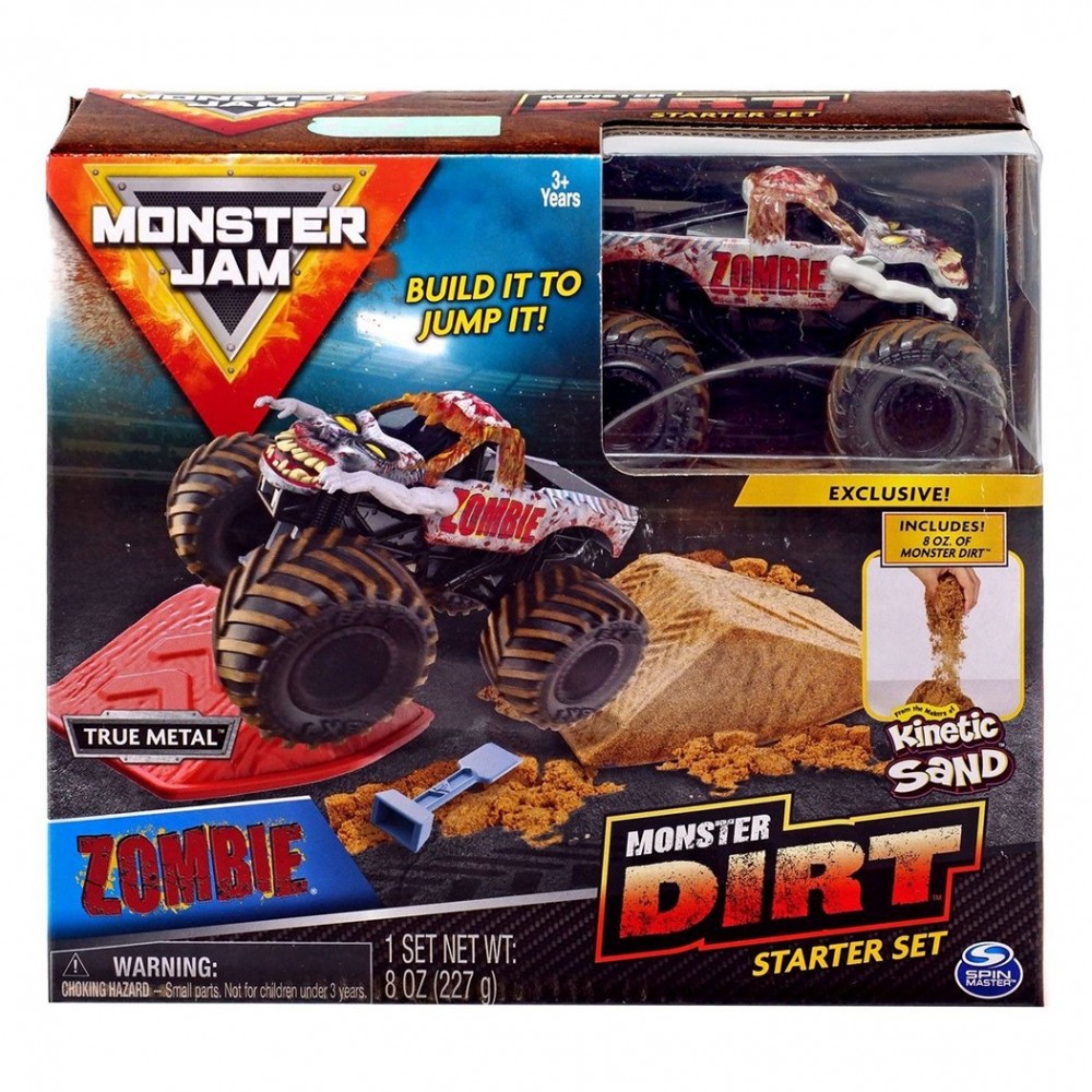 553688 MONSTER JAM DIRT starter set Zombie /...