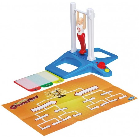 373666 Juego de sociedad Hasbro FANTASTIC GYMNASTICS aterriza de pie y gana