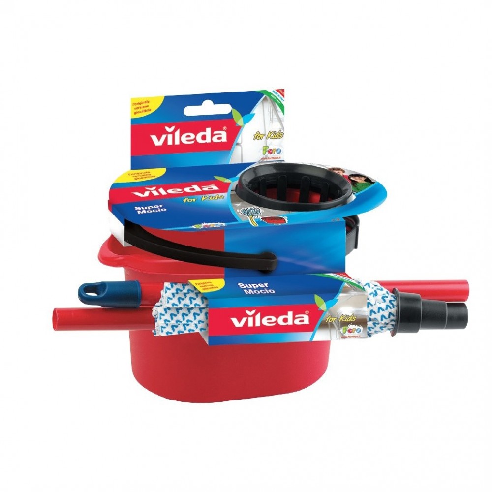 410578 Super fregona Vileda para niños mini set de limpieza infantil para juegos
