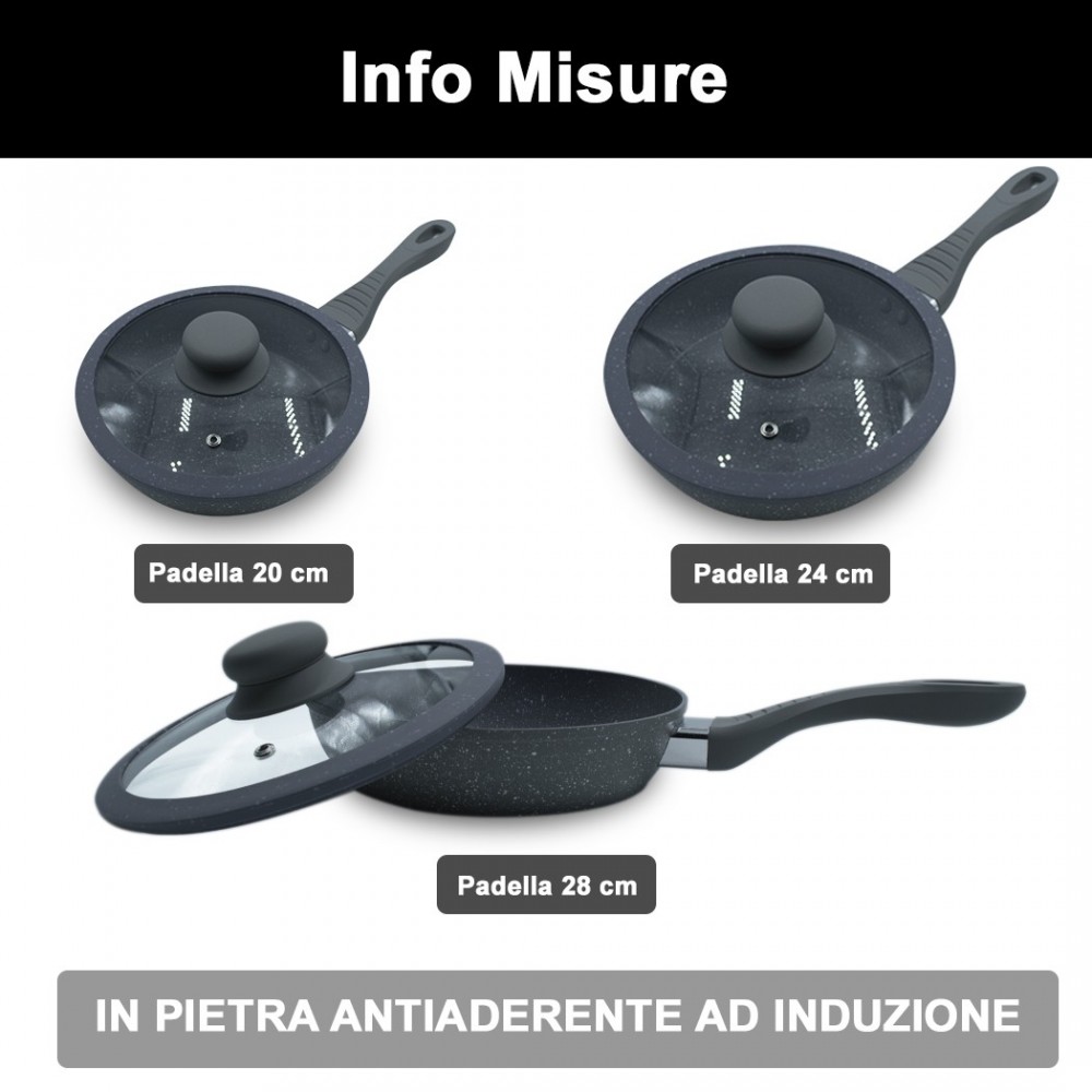 103627 Batería DGBAVARIA 11 pz sartenes de...