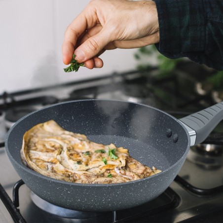 103627 Batería DGBAVARIA 11 pz sartenes de inducción antiadherentes y cucharones