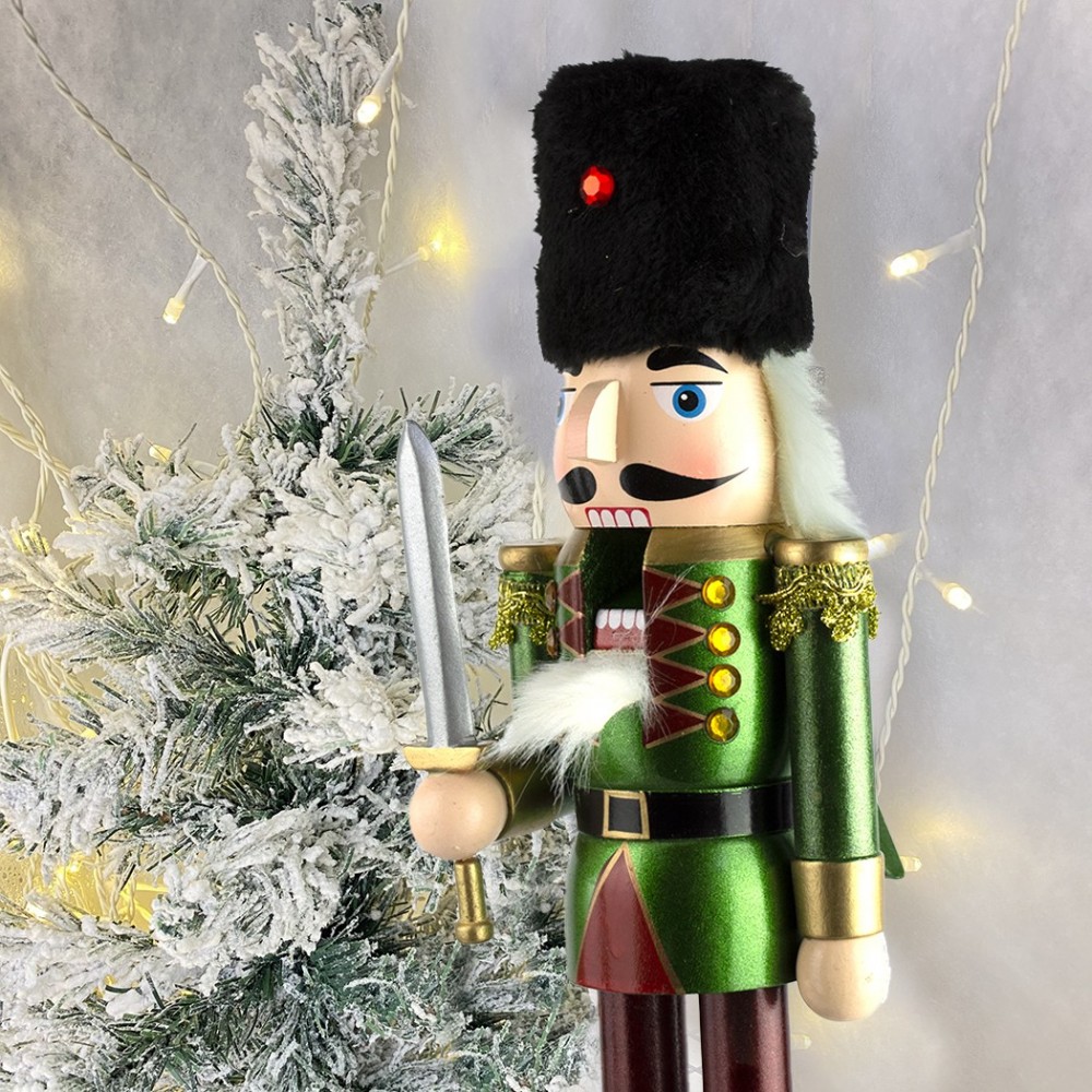 6107089 Soldado cascanueces de Madera 36 Cm con...