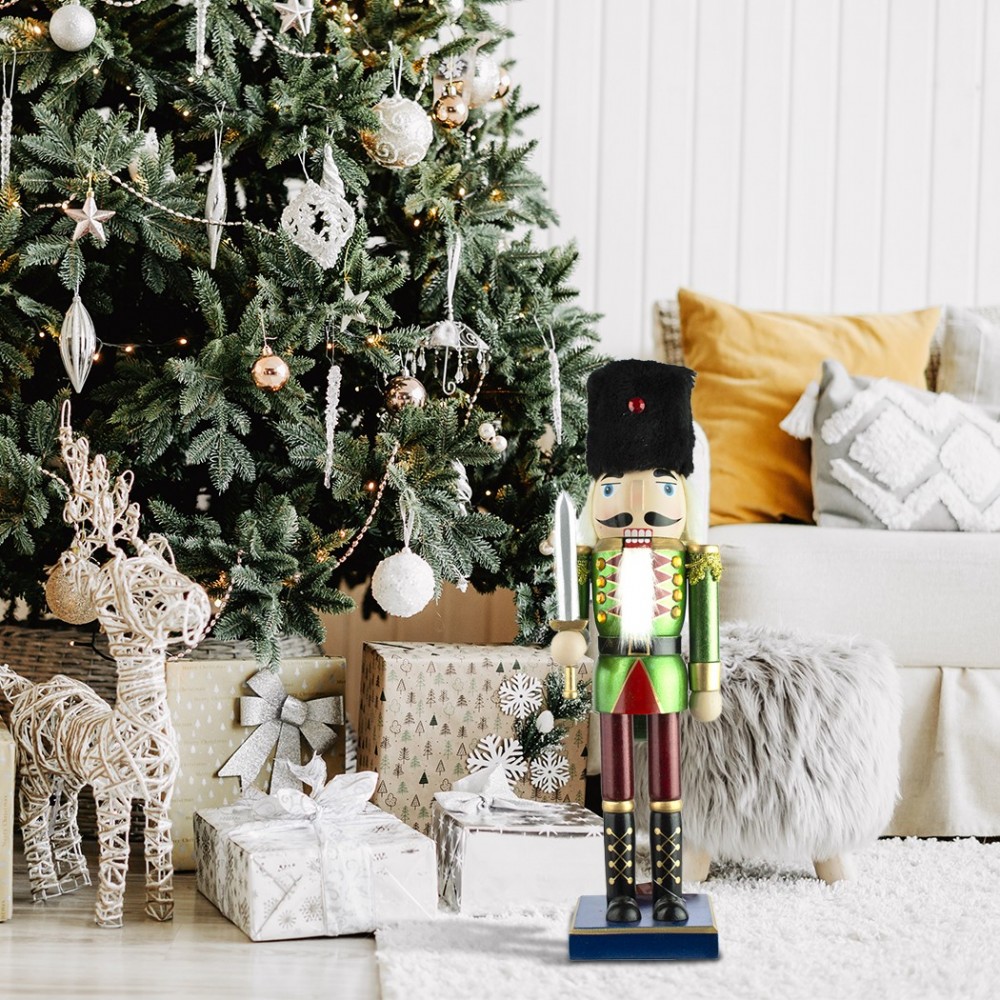 6107089 Soldado cascanueces de Madera 36 Cm con...