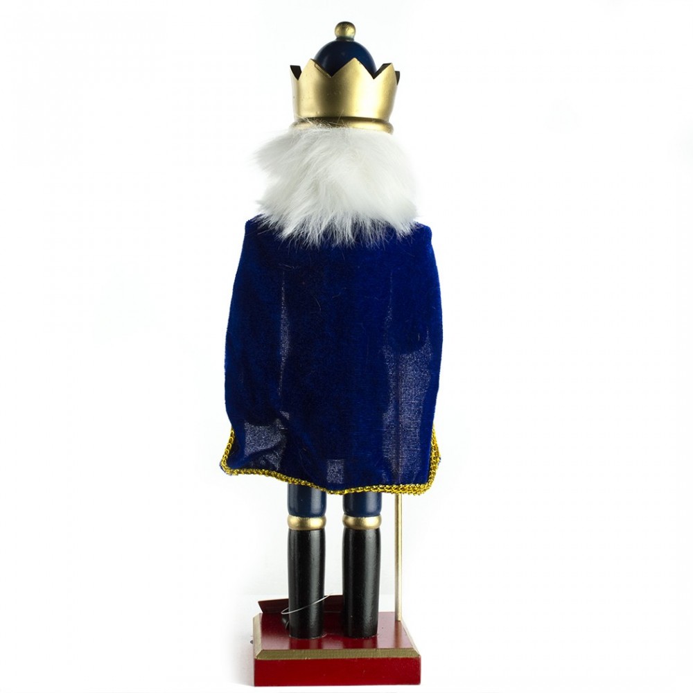 6107140 Soldado cascanuces de madera Azul 36 cm...