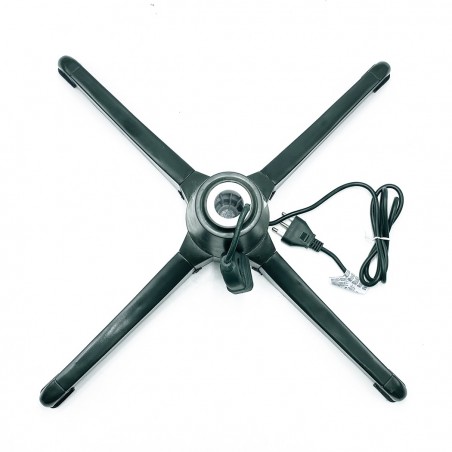 3610002 Base giratoria para árbol de Navidad eléctrica y giratoria 360 °