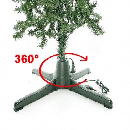3610002 Base giratoria para árbol de Navidad eléctrica y giratoria 360 °