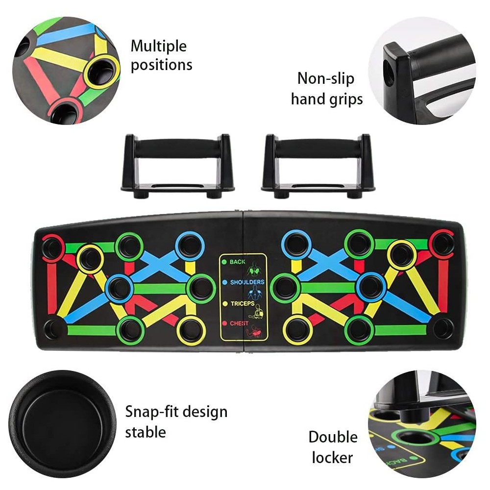 210191 Tabla de entrenamiento  Push up board de...