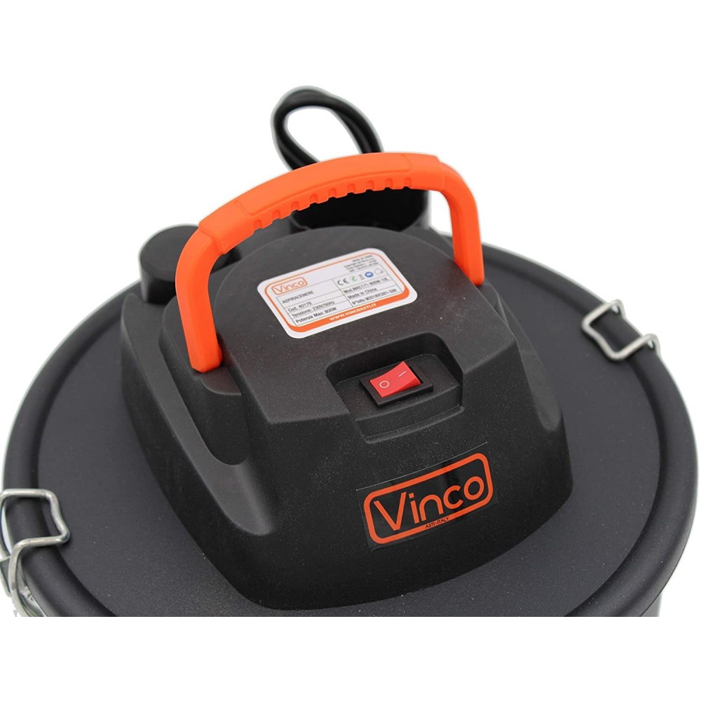 40176 Aspirador de cenizas VINCO de 11LT 800wtt...