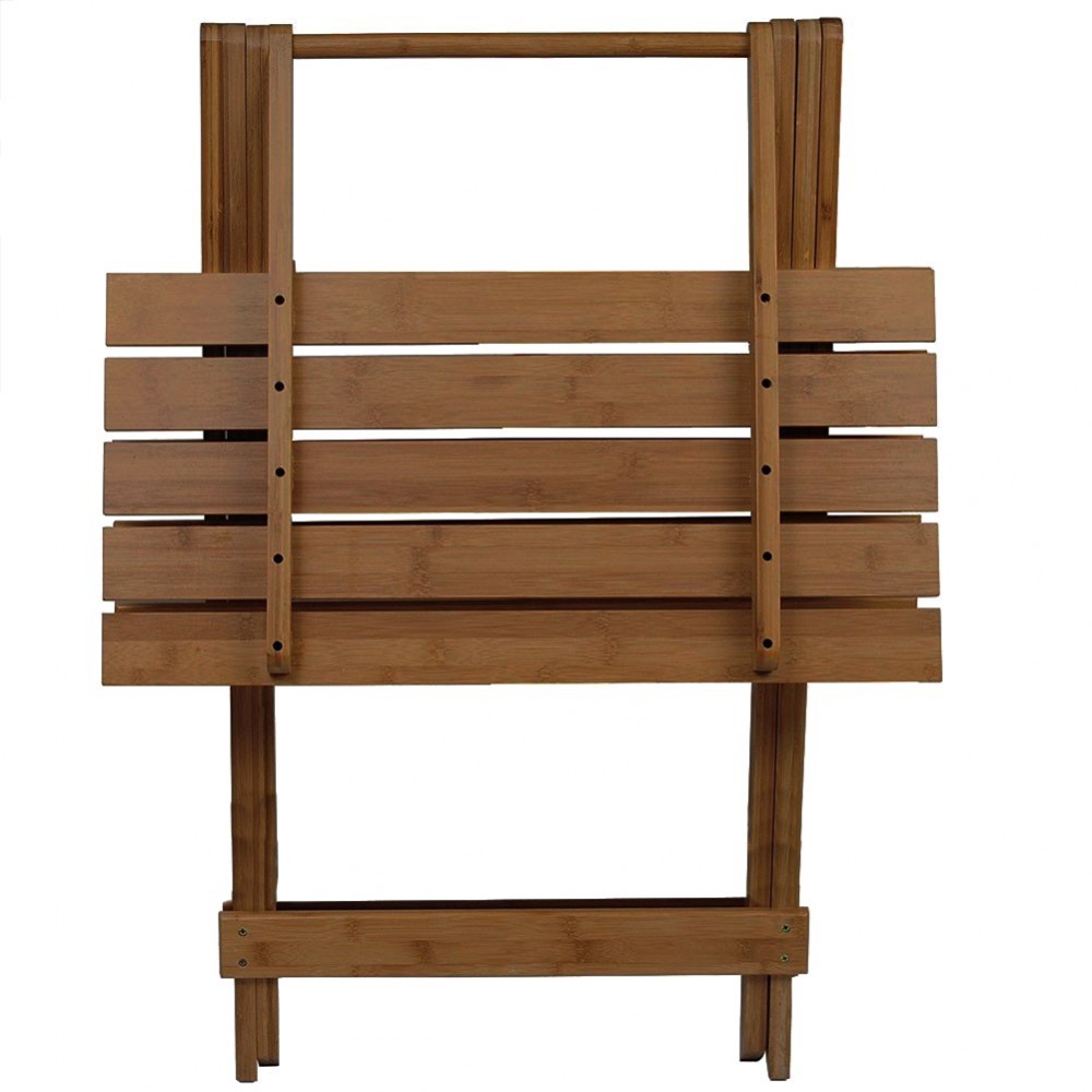 MAS116 Mesa plegable 80 x 60 cm en madera color...