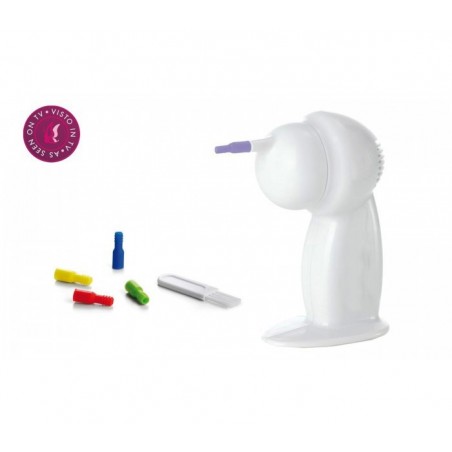 Limpiador oído eléctrico con acción de aspiración y eliminación cera del oído