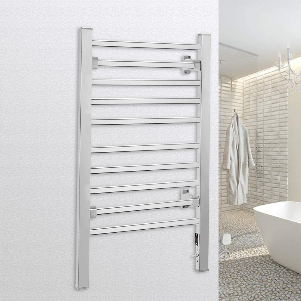 Radiador eléctrico para calentar las toallas...