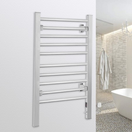 Radiador eléctrico para calentar las toallas 150W para suelo y/o pared 53xh92 cm