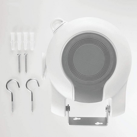 Tendedero de pared retráctil y extensible hasta 15 metros ahorra espacio