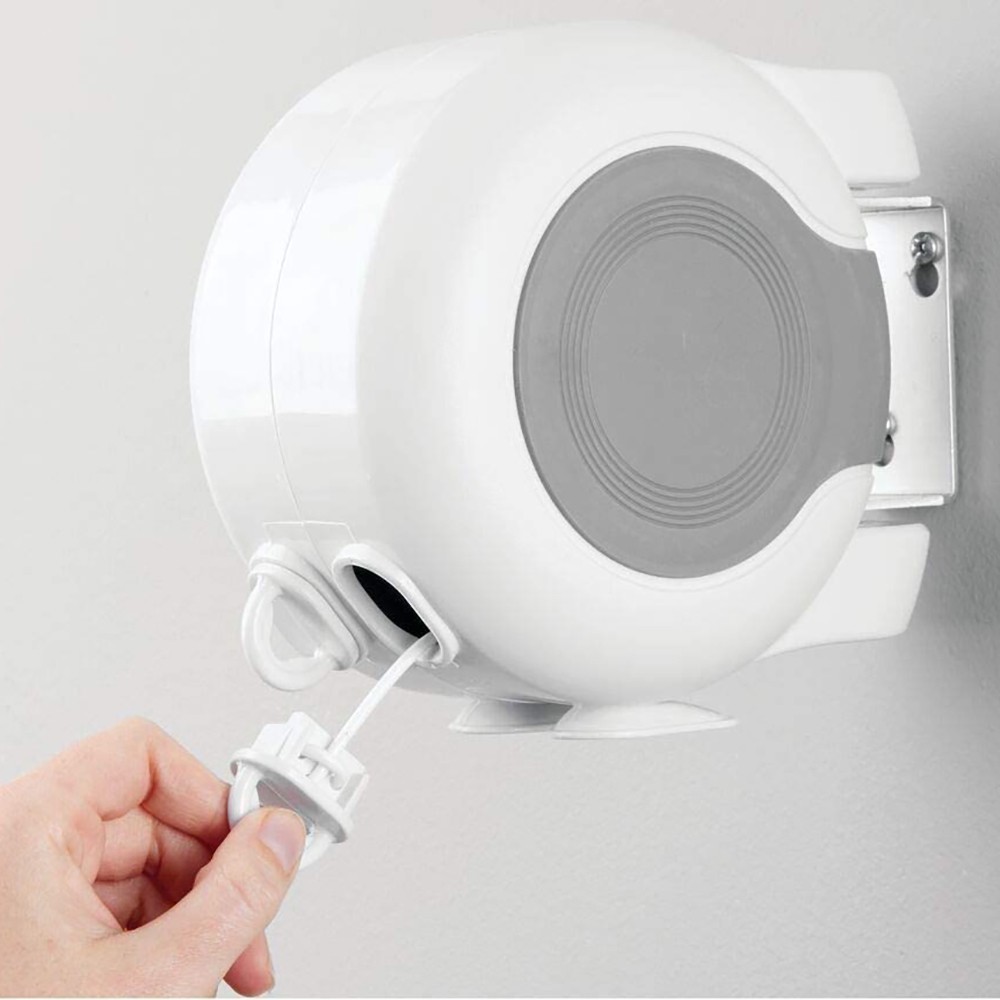 Tendedero de pared retráctil y extensible hasta...