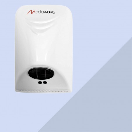 Secador de manos automático de pared 1000W color blanco 14x5xh21.5 cm