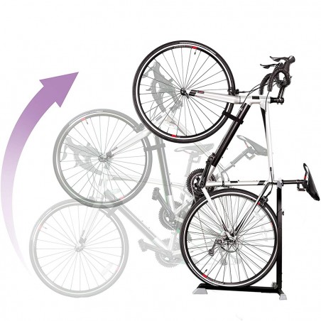 Soporte en forma de T para mantenimiento y expositor universal para bicicletas