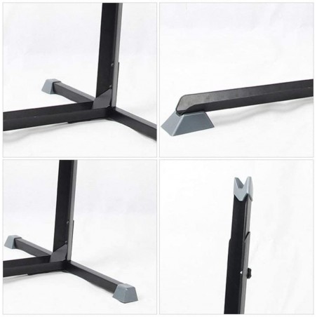 Soporte en forma de T para mantenimiento y expositor universal para bicicletas