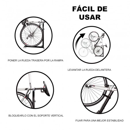 Soporte en forma de T para mantenimiento y expositor universal para bicicletas