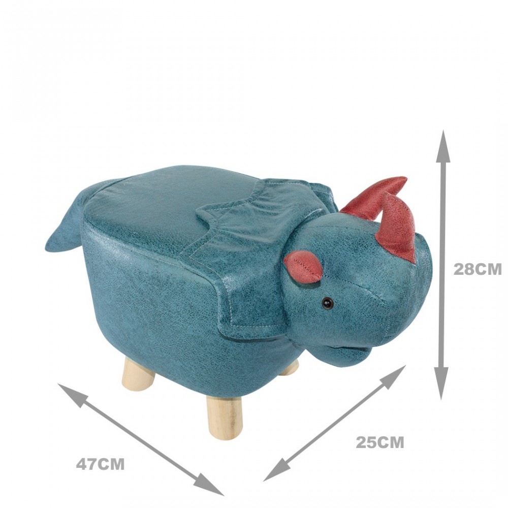 372027 Puf en tejido suave de ecopiel forma de...