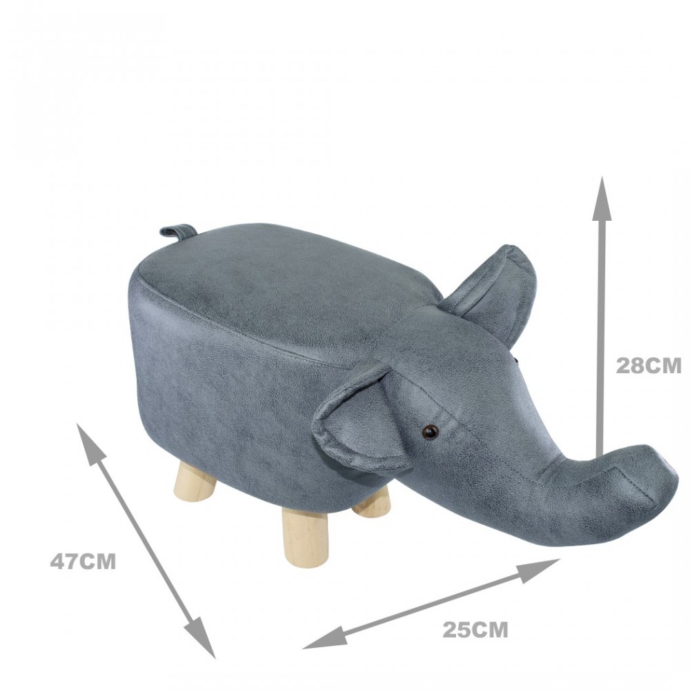 372027 Puf en tejido suave de ecopiel forma de...